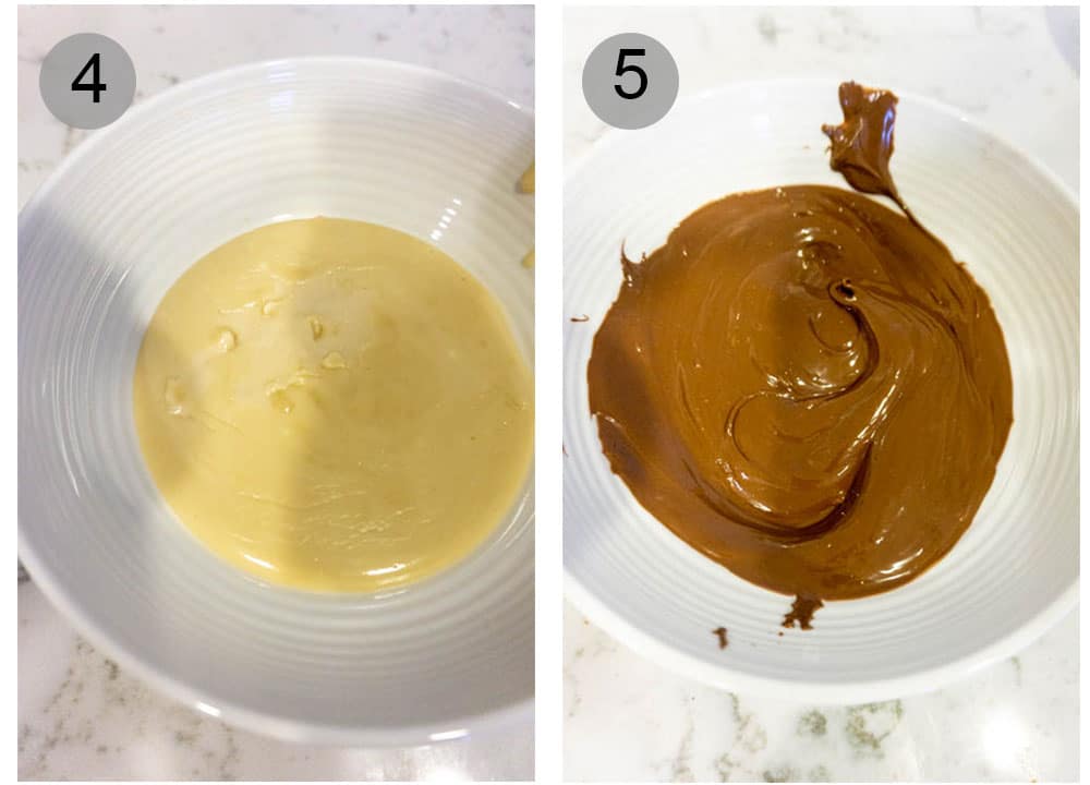 How to make heart churros with nutella and mascarpone dipping sauces Step by step photos on how to make heart churros with nutella and mascarpone dipping sauces