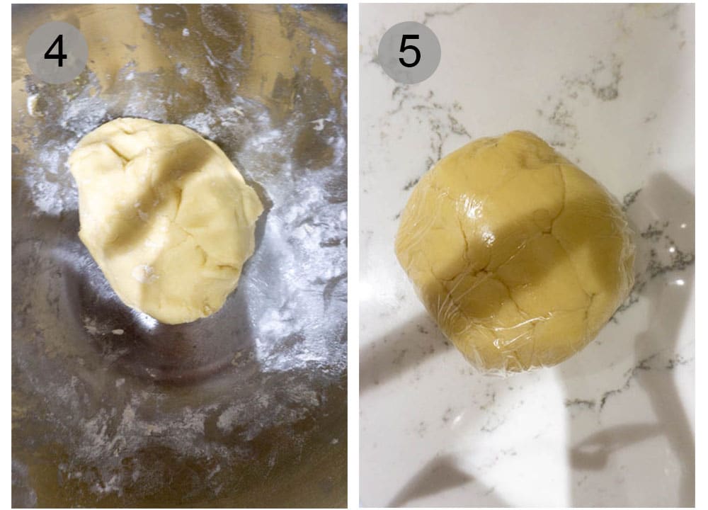 Step by step photos (4-5) on how to make pastiera napoletana