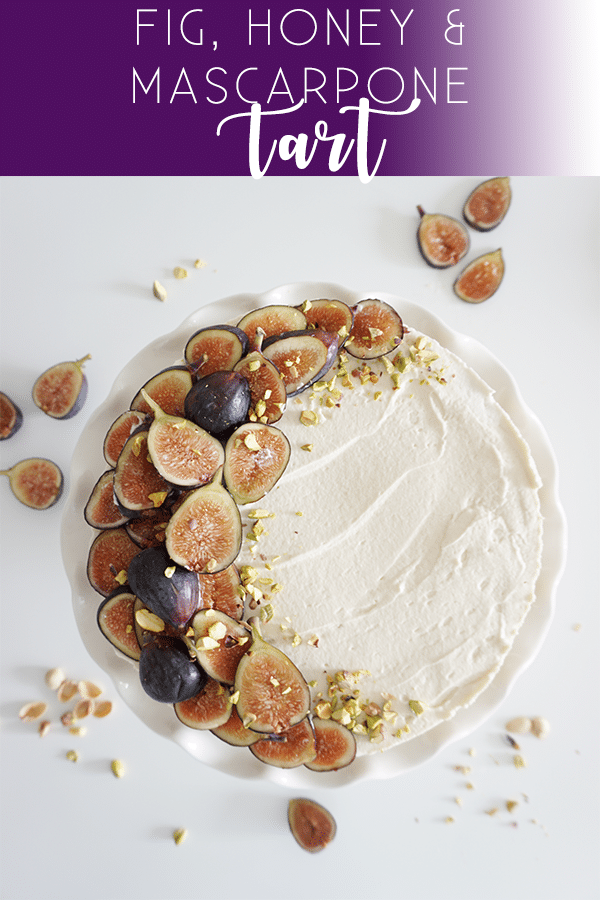 fig honey mascarpone tart