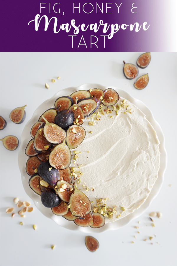 fig honey mascarpone tart