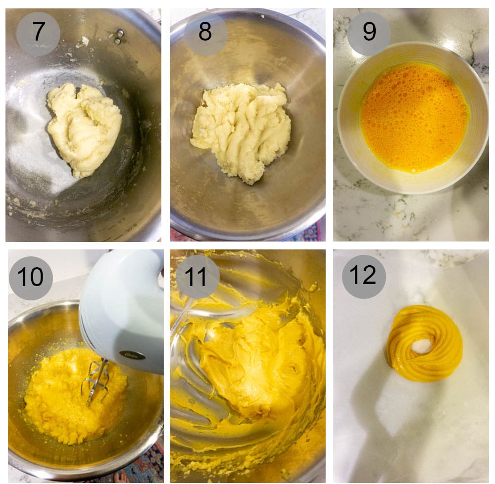 How to make the dough for zeppole di San Giuseppe - step by step photos