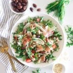 prosciutto and fennel arugula salad