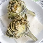 Fontina, Parmesan and Garlic-Roasted Artichokes