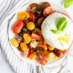 burrata caprese salad