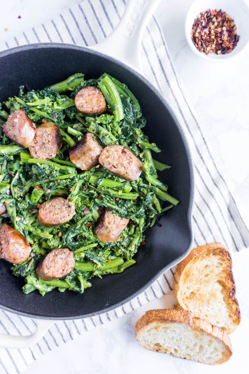 30 minute sausage and rapini