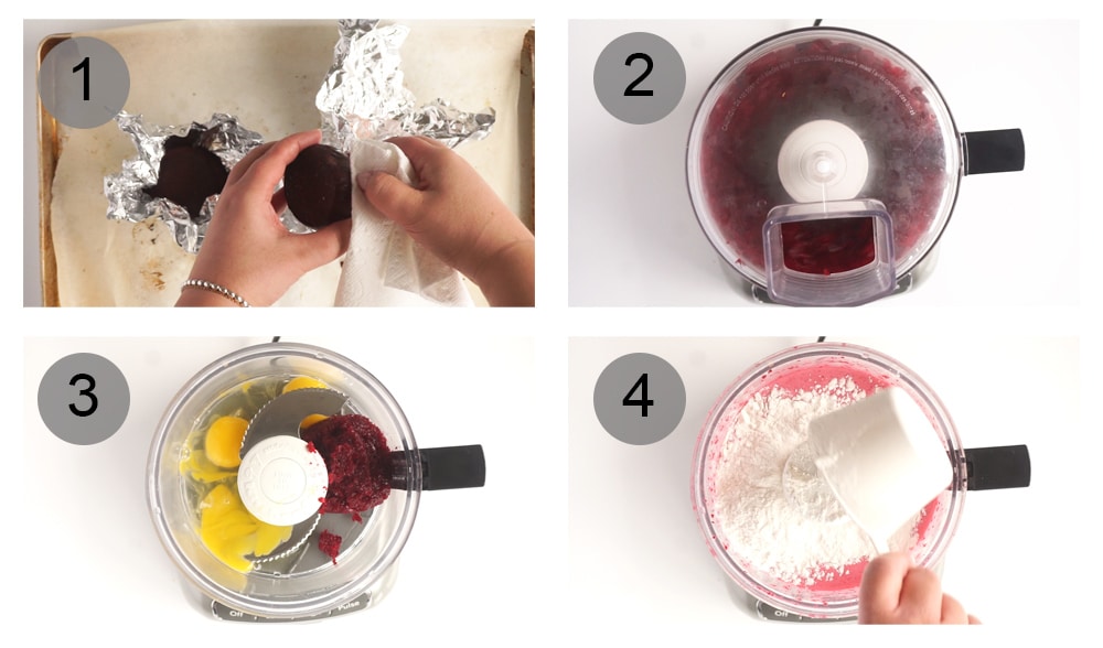 Step by step photos on how to make heart ravioli (#1-4)