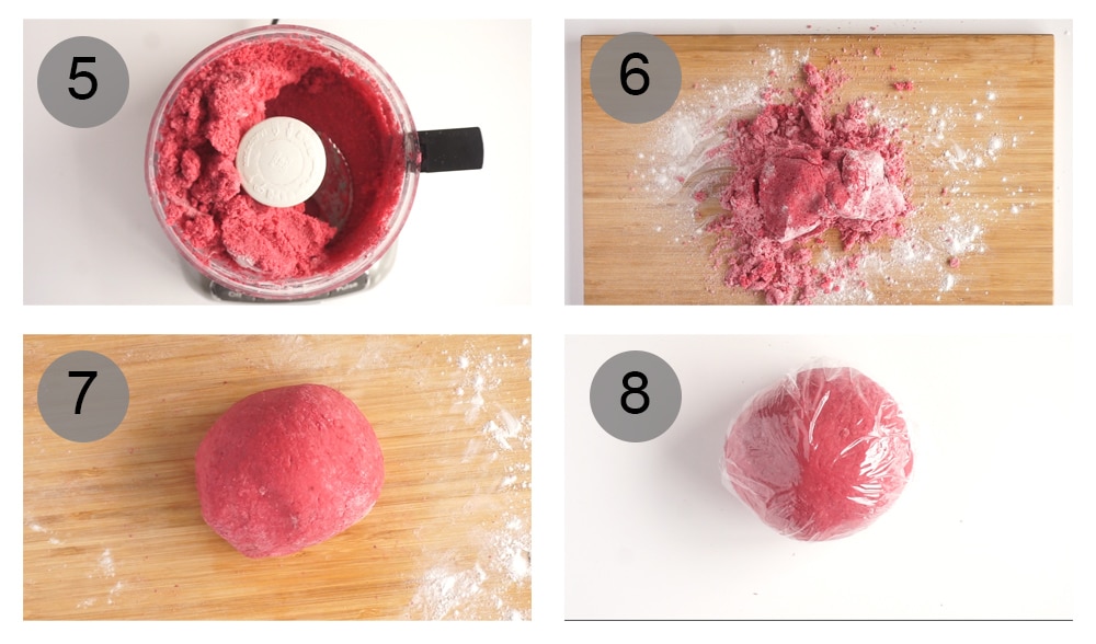 Step by step photos on how to make valentine's ravioli (#5-8)