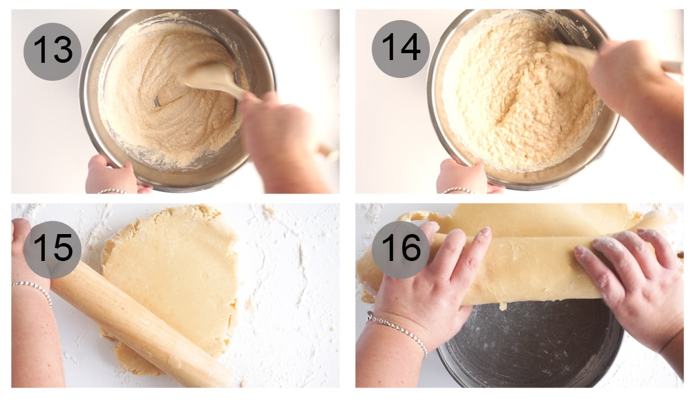 Step by step photos on how to make rice pie (#13-26)