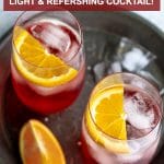 Pinterest image for campari and soda