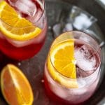 Pinterest image for campari and soda