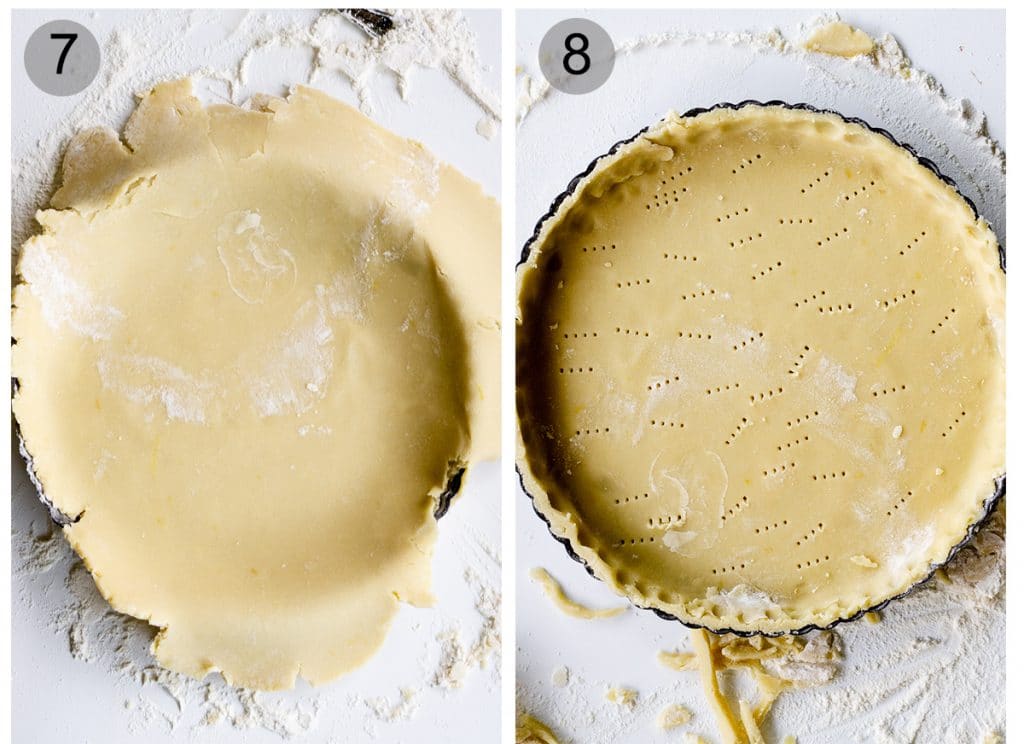 Step by step photos on how to make pasta frolla (#7-8)