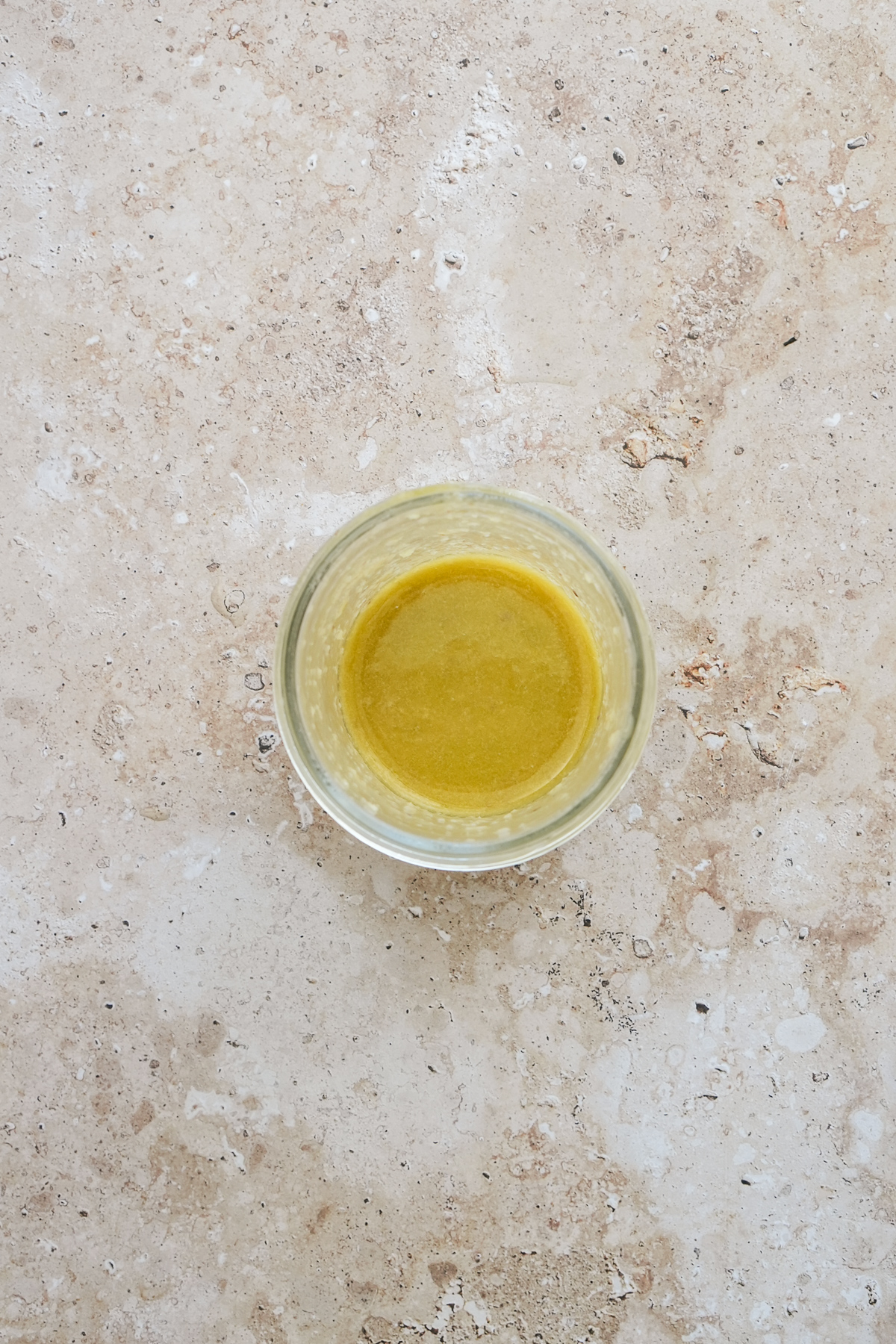 Vinaigrette in a jar